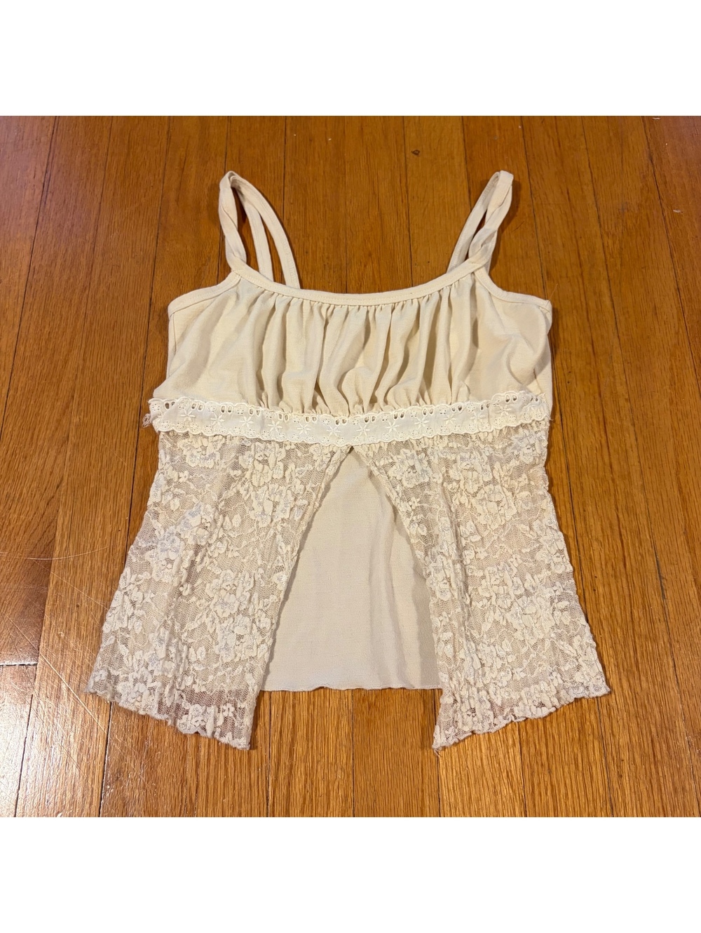 Vintage Y2K wet seal lace babydoll going out top